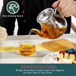 Casa si Gradina - Bucatarie si vesela - Vase pentru gatit - Ceainice si infuzoare - Ceainic cu infuzor, recipient pentru ceai/cafea, 800 ml, transparent - Infinity.ro