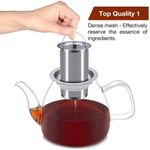 Casa si Gradina - Bucatarie si vesela - Vase pentru gatit - Ceainice si infuzoare - Ceainic cu infuzor, recipient pentru ceai/cafea, 800 ml, transparent - Infinity.ro