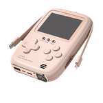 PC, gaming si accesorii - Gaming - Console gaming - Consola portabila 2 in 1 cu 500 de jocuri, Power Bank 10000 mAh cu fire type C si lightning - Infinity.ro