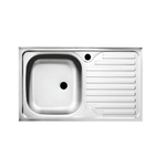 Casa si Gradina - Sanitare - Chiuveta bucatarie si accesorii - Chiuvete bucatarie - Set Masca Chiuveta Cires 80 x 50 x 80 cm+Chiuveta inox+Baterie lebada flexibila si sifon scurgere - Infinity.ro