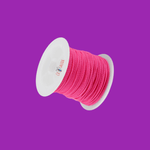 Casa si Gradina - Decoratiuni - DIY - Articole mercerie - Snur rasucit cerat din poliester pentru bijuterii Crisalida, diametru 0,8 mm, lungime 9 m, Roz neon - Infinity.ro