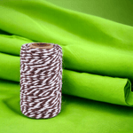 Casa si Gradina - Decoratiuni - DIY - Articole mercerie - Snur rasucit bicolor Crisalida, diametru 2 mm, lungime 18 m, Maro - Infinity.ro