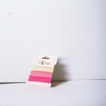 Fashion, accesorii si bijuterii - Femei - Accesorii femei - Accesorii pentru par femei - Set 3 elastice din plasa pentru par Crisalida, diametru 4.5 cm, Crem si roz - Infinity.ro