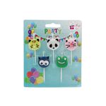 Casa si Gradina - Decoratiuni - Decoratiuni petrecere - Accesorii pentru petrecere - Set 5 lumanari party animalute happy - Infinity.ro