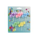 Casa si Gradina - Decoratiuni - Decoratiuni petrecere - Accesorii pentru petrecere - Set 5 lumanari party candy pastel - Infinity.ro