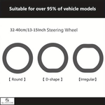 Auto si Moto - Intretinere auto - Huse auto - Husa Volan Silicon Universala Glixicom Gri  Lavabila si Antialunecare Compatibilitate pentru Diametru intre 33 - 40 cm - Infinity.ro