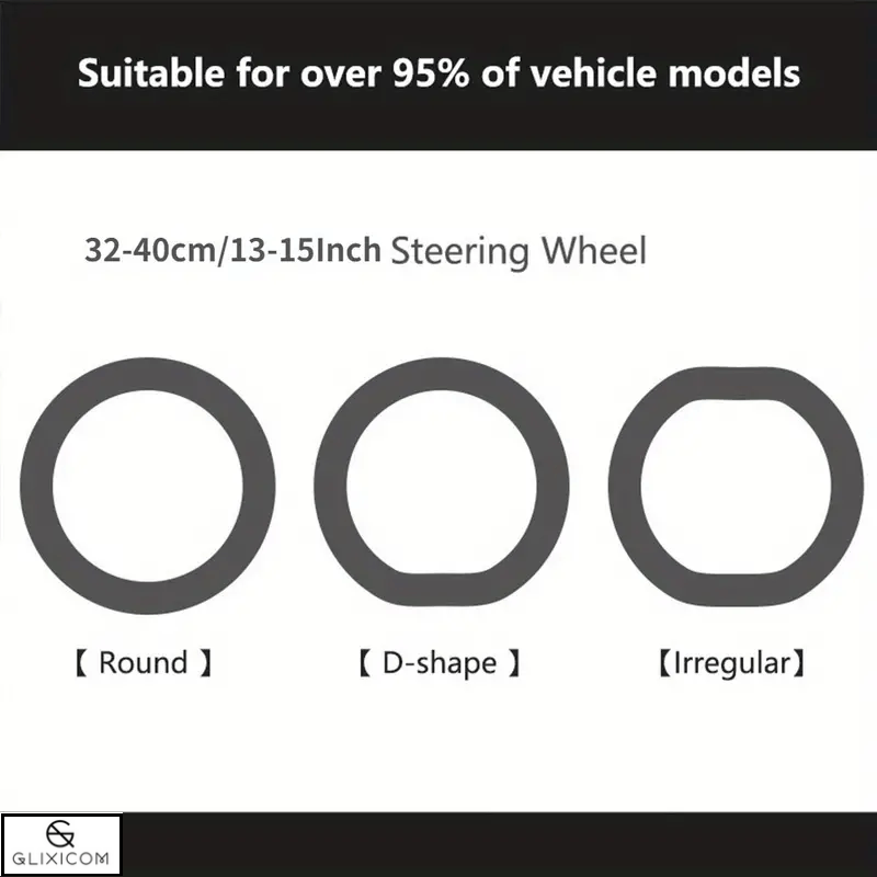 Auto si Moto - Intretinere auto - Huse auto - Husa Volan Silicon Universala Glixicom Gri  Lavabila si Antialunecare Compatibilitate pentru Diametru intre 33 - 40 cm - Infinity.ro