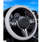 Auto si Moto - Intretinere auto - Huse auto - Husa Volan Silicon Universala Glixicom Gri  Lavabila si Antialunecare Compatibilitate pentru Diametru intre 33 - 40 cm - Infinity.ro