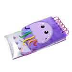 Carti si Birotica - Papetarie - Agende si calendare - Agende si carnete - Carnetel 3D Mezuda mov 120 pagini - Infinity.ro