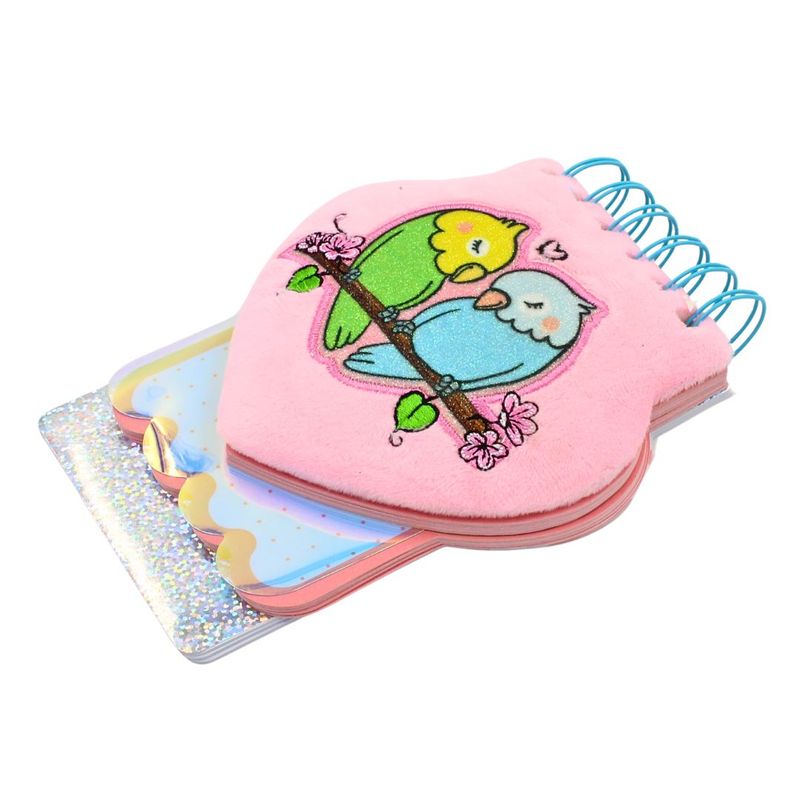 Carti si Birotica - Papetarie - Agende si calendare - Agende si carnete - Carnetel 3D Pasarele indragostite 120 pagini - Infinity.ro