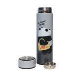 Casa si Gradina - Bucatarie si vesela - Accesorii bar - Termosuri si Cani termos - Termos smart cu pereti dublii din inox si afisaj LED, indicator temperatura C, Bare Bears,  menta, 500 ml - Infinity.ro