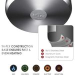 Casa si Gradina - Bucatarie si vesela - Vase pentru gatit - Oale si cratite - Set oale 6 piese Danny Home, 1.8L, 3.5L, 5,8L, inductie, cu capac sticla, Inox - Infinity.ro