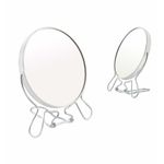 Ingrijire personala si Cosmetice - Machiaj - Oglinzi cosmetice - Oglinda Dubla Pliabila pentru Cosmetica cu Lupa, 6" - Infinity.ro