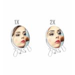 Ingrijire personala si Cosmetice - Machiaj - Oglinzi cosmetice - Oglinda Dubla Pliabila pentru Cosmetica cu Lupa, 6" - Infinity.ro