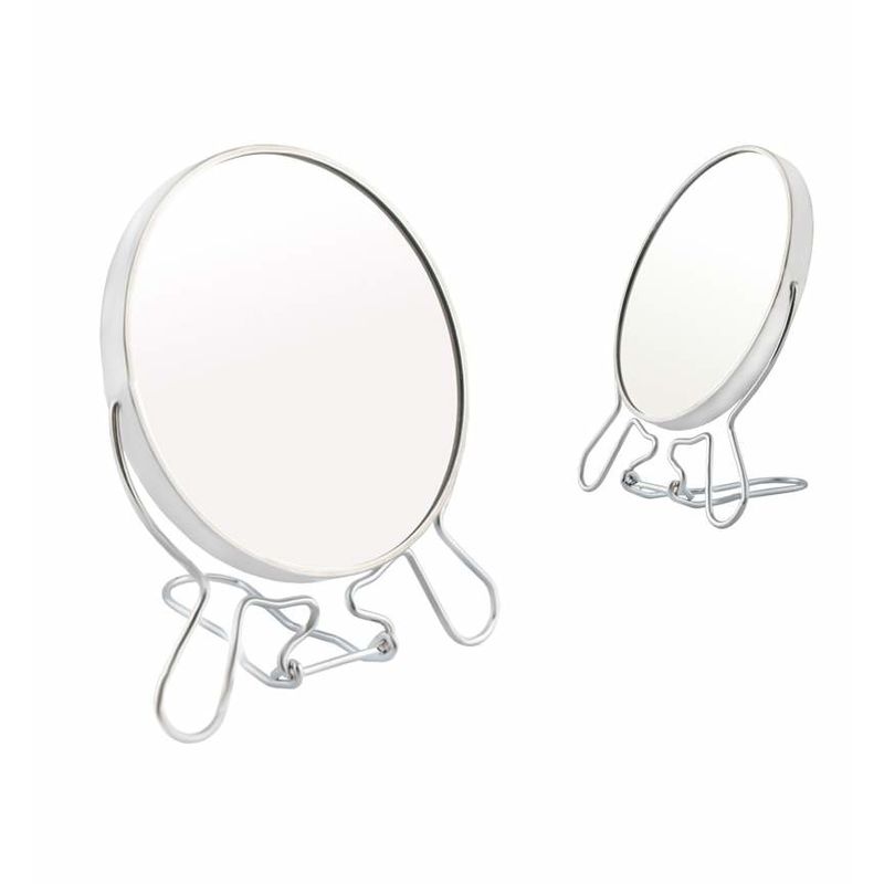 Ingrijire personala si Cosmetice - Machiaj - Oglinzi cosmetice - Oglinda Dubla Pliabila pentru Cosmetica cu Lupa, 7" - Infinity.ro