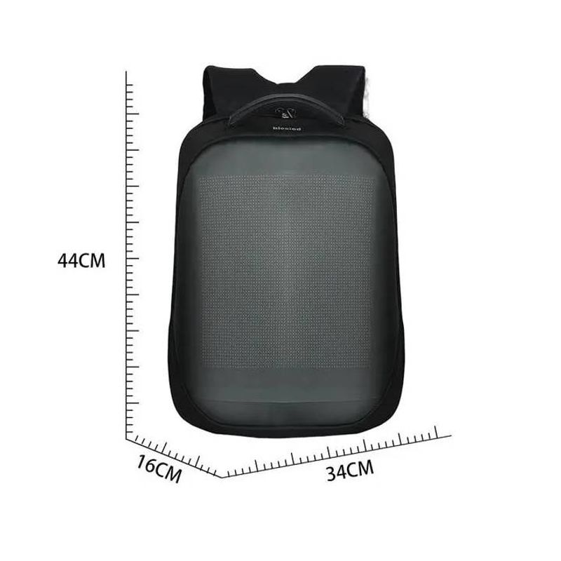 Fashion, accesorii si bijuterii - Copii - Accesorii copii - Genti si rucsacuri copii - Rucsac Smart cu Display LED, WiFi, Waterproof, Antifurt, Aplicatie Dedicata iOS/Android, Port USB Extern, Albastru - Infinity.ro