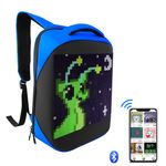 Fashion, accesorii si bijuterii - Copii - Accesorii copii - Genti si rucsacuri copii - Rucsac Smart cu Display LED, WiFi, Waterproof, Antifurt, Aplicatie Dedicata iOS/Android, Port USB Extern, Albastru - Infinity.ro