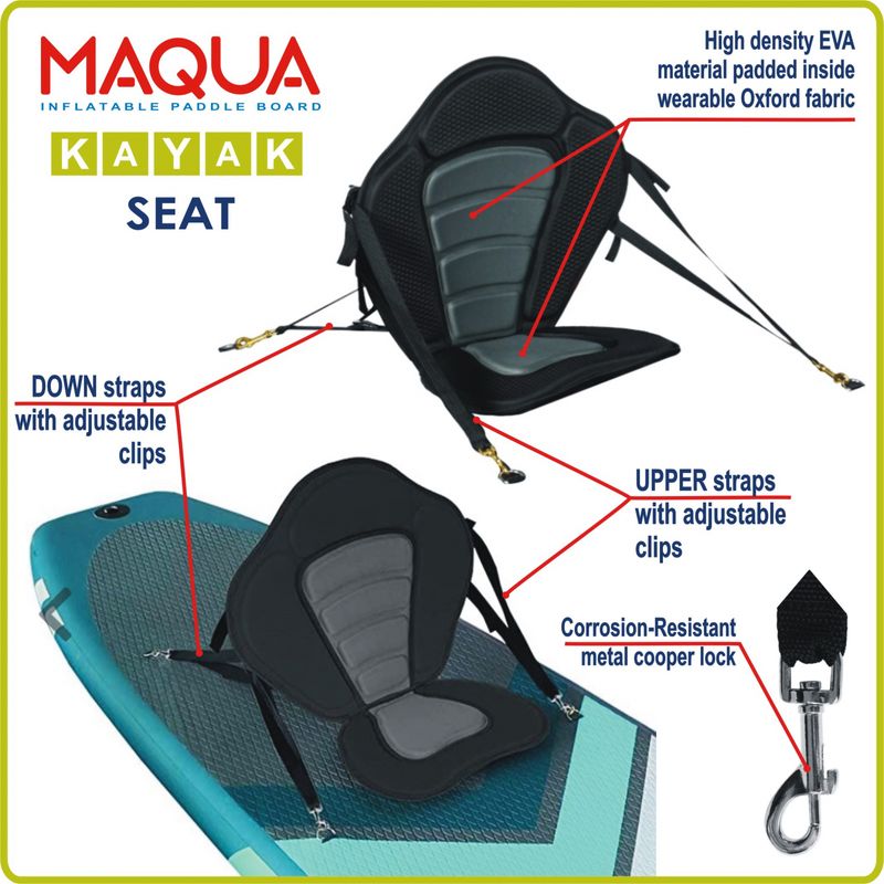 Sport si Outdoor - Sporturi acvatice - Sporturi pe placa - Surf - Set placa Paddelboard SUP, surf gonflabila Voyager KAYAK KIT, 360 cm x 80 cm x 15 cm MAQUA - Infinity.ro