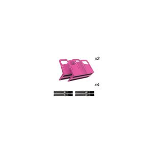 Set Organizator portbagaj pentru fixare bagaje 2buc si 4 curele Stayhold Roz