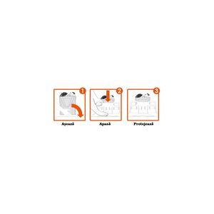 Organizator portbagaj pentru fixare bagaje Stayhold Portocaliu