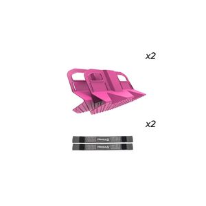 Set Organizator portbagaj pentru fixare bagaje 2buc si 2 curele Stayhold Roz
