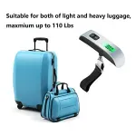 Casa si Gradina - Constructii - Depozitare, transport si protectie - Cantare electronice comerciale - Cantar de mana electronic, KetoTek, display LCD iluminat verde, 50 kg, pentru genti, bagaje si colete, negru - argintiu - Infinity.ro