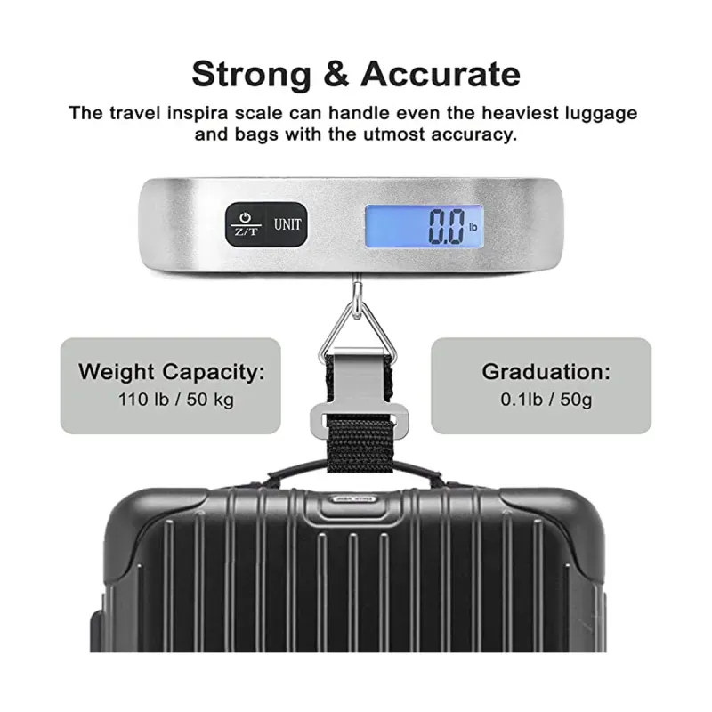 Casa si Gradina - Constructii - Depozitare, transport si protectie - Cantare electronice comerciale - Cantar de mana electronic, KetoTek, display LCD iluminat verde, 50 kg, pentru genti, bagaje si colete, negru - argintiu - Infinity.ro