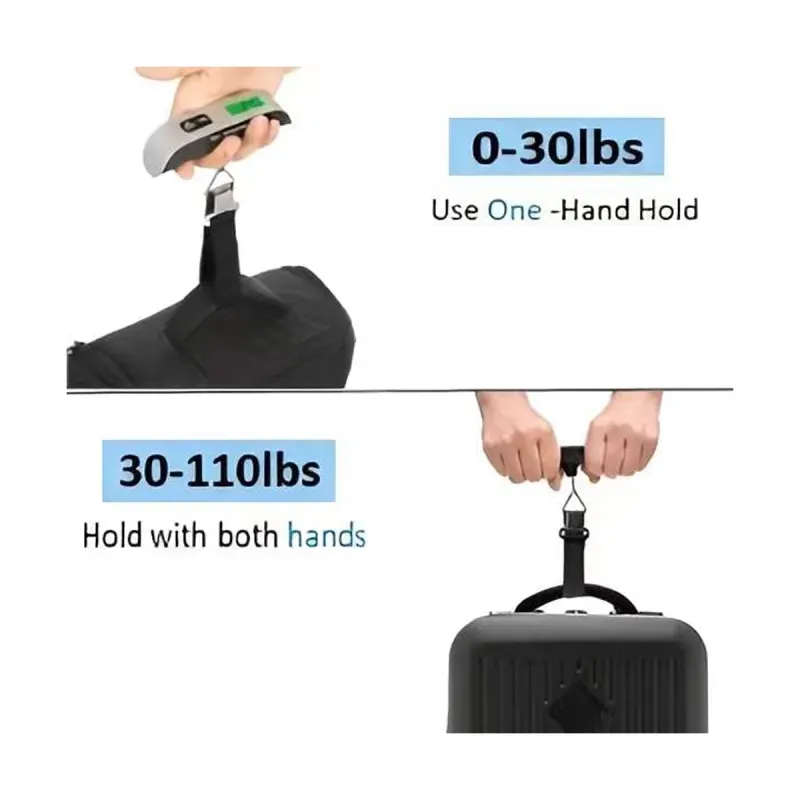 Casa si Gradina - Constructii - Depozitare, transport si protectie - Cantare electronice comerciale - Cantar de mana electronic, KetoTek, display LCD iluminat verde, 50 kg, pentru genti, bagaje si colete, negru - argintiu - Infinity.ro