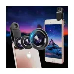 Laptop, Telefoane si Tablete - Telefoane mobile si accesorii - Accesorii Telefoane - Alte accesorii telefoane - Set kit lentile foto obiectiv universal profesional 3 in 1 Getihu Wide Fisheye Zoom si Macro telefon si tableta, gold - Infinity.ro
