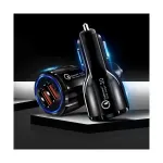 Laptop, Telefoane si Tablete - Telefoane mobile si accesorii - Accesorii Telefoane - Incarcatoare telefoane - Incarcator auto telefon mobil dual USB 5V 3.1A - 6A 30W, Incarca Rapid LED, Quick Charge 3.0, 5 tipuri de protectii, Alb - Infinity.ro