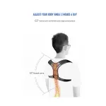 Ingrijire personala si Cosmetice - Sanatate si wellness - Aparate medicale - Dispozitive si accesorii medicale uz casnic - Corector de postura pentru indreptare umeri si coloana, Emeszon ®, unisex, marime L, negru - Infinity.ro