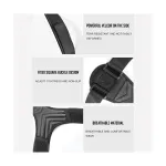 Ingrijire personala si Cosmetice - Sanatate si wellness - Aparate medicale - Dispozitive si accesorii medicale uz casnic - Corector de postura pentru indreptare umeri si coloana, Emeszon ®, unisex, marime L, negru - Infinity.ro