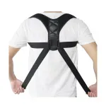 Ingrijire personala si Cosmetice - Sanatate si wellness - Aparate medicale - Dispozitive si accesorii medicale uz casnic - Corector de postura pentru indreptare umeri si coloana, Emeszon ®, unisex, marime L, negru - Infinity.ro