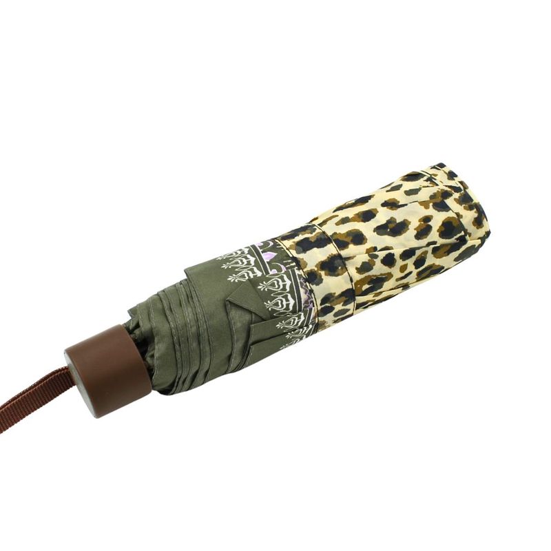 Fashion, accesorii si bijuterii - Femei - Accesorii femei - Alte accesorii femei - Umbrela mini Perletti kaki pentru doamne - Infinity.ro