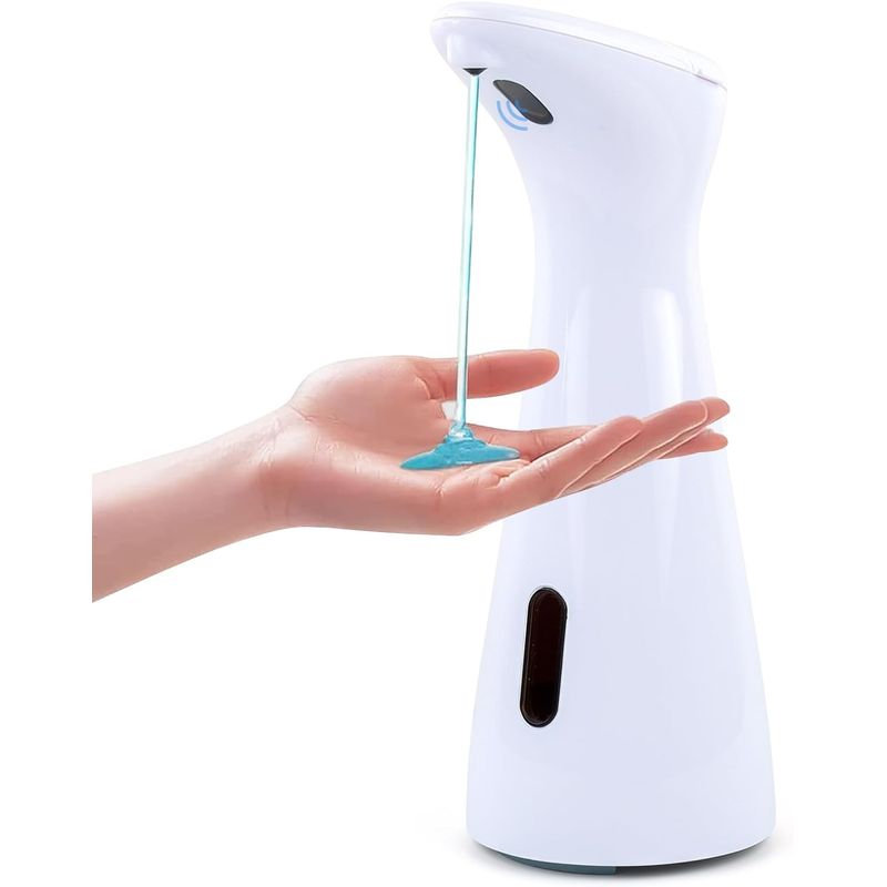 Casa si Gradina - Sanitare - Suporturi si accesorii baie - Dispensere - Dispenser Automat de Sapun Lichid, BLEKSY®, Senzor Touchless, Pentru Baie, Bucatarie si Birou, 200 ml, Dozare 1 ml, Alb - Infinity.ro