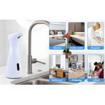 Casa si Gradina - Sanitare - Suporturi si accesorii baie - Dispensere - Dispenser Automat de Sapun Lichid, BLEKSY®, Senzor Touchless, Pentru Baie, Bucatarie si Birou, 200 ml, Dozare 1 ml, Alb - Infinity.ro