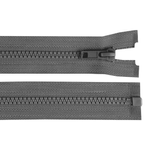 Casa si Gradina - Decoratiuni - DIY - Articole mercerie - Fermoar plastic detasabil Crisalida, lungime 65 cm, Gri otel - Infinity.ro