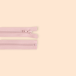 Casa si Gradina - Decoratiuni - DIY - Articole mercerie - Fermoar plastic detasabil Crisalida, lungime 65 cm, Roz pudrat - Infinity.ro