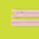 Casa si Gradina - Decoratiuni - DIY - Articole mercerie - Fermoar plastic detasabil Crisalida, lungime 65 cm, Roz pudrat - Infinity.ro