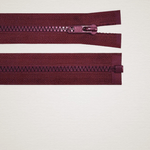 Casa si Gradina - Decoratiuni - DIY - Articole mercerie - Fermoar plastic detasabil Crisalida, lungime 65 cm, Visiniu - Infinity.ro