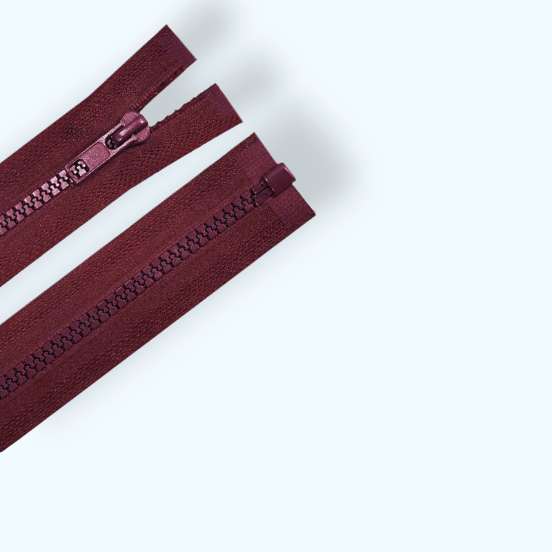 Casa si Gradina - Decoratiuni - DIY - Articole mercerie - Fermoar plastic detasabil Crisalida, lungime 65 cm, Visiniu - Infinity.ro