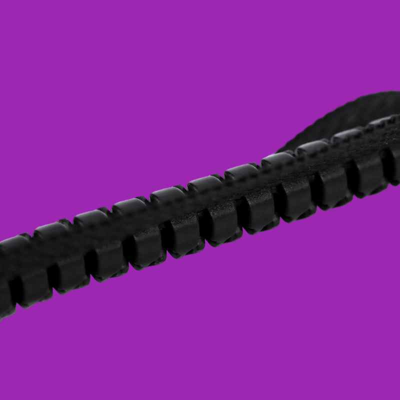 Casa si Gradina - Decoratiuni - DIY - Articole mercerie - Fermoar plastic detasabil cu dinti rotunzi, lungime 80 cm Negru - Infinity.ro