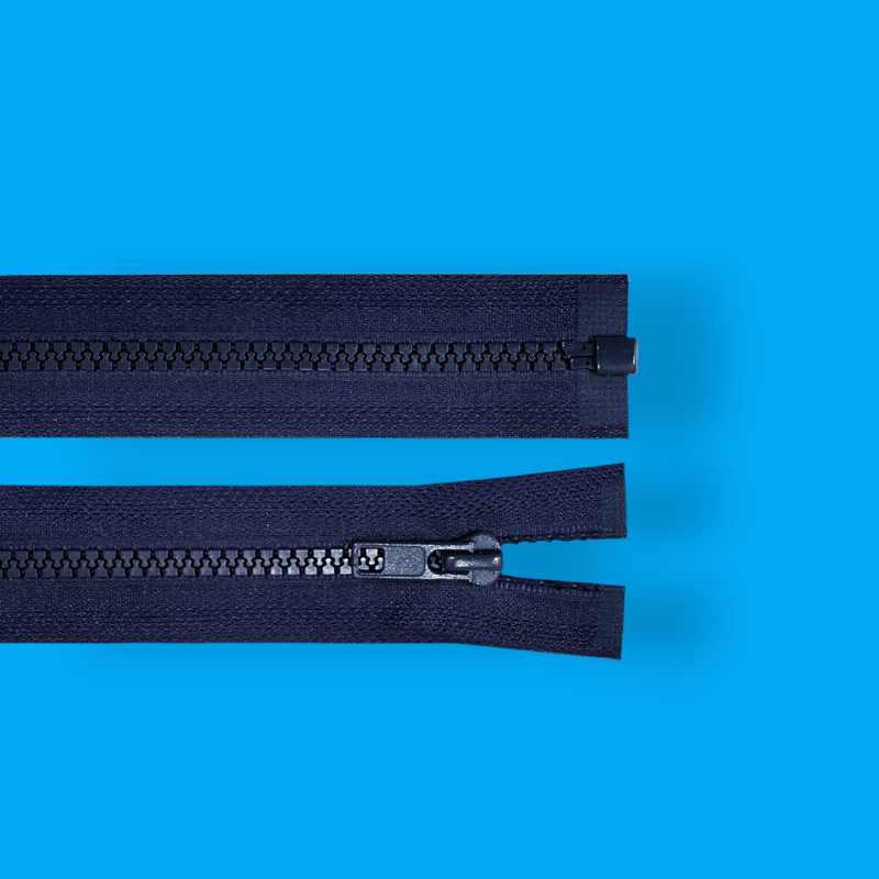 Casa si Gradina - Decoratiuni - DIY - Articole mercerie - Fermoar plastic detasabil Crisalida, lungime 85 cm, Bleumarin - Infinity.ro