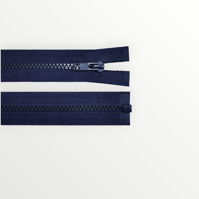 Casa si Gradina - Decoratiuni - DIY - Articole mercerie - Fermoar plastic detasabil Crisalida, lungime 85 cm, Bleumarin - Infinity.ro