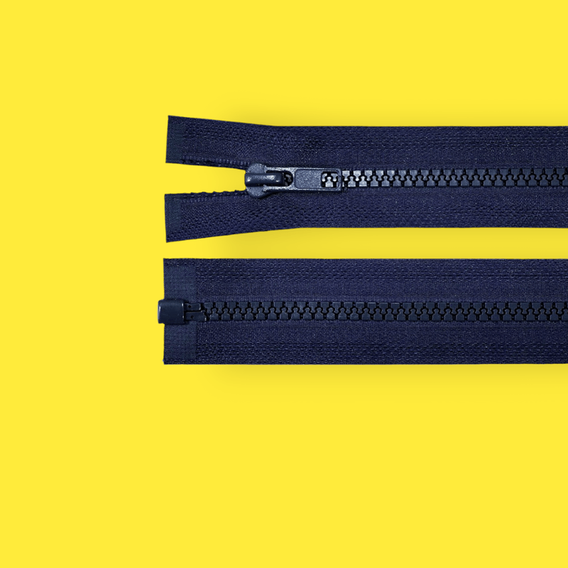 Casa si Gradina - Decoratiuni - DIY - Articole mercerie - Fermoar plastic detasabil Crisalida, lungime 85 cm, Bleumarin - Infinity.ro