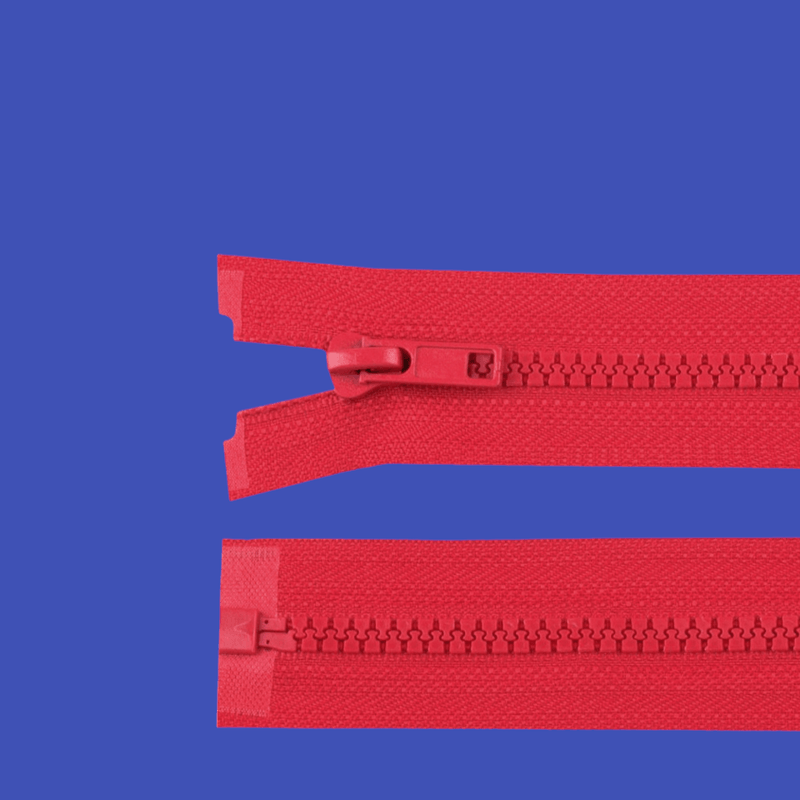 Casa si Gradina - Decoratiuni - DIY - Articole mercerie - Fermoar plastic detasabil Crisalida, lungime 85 cm, Rosu - Infinity.ro