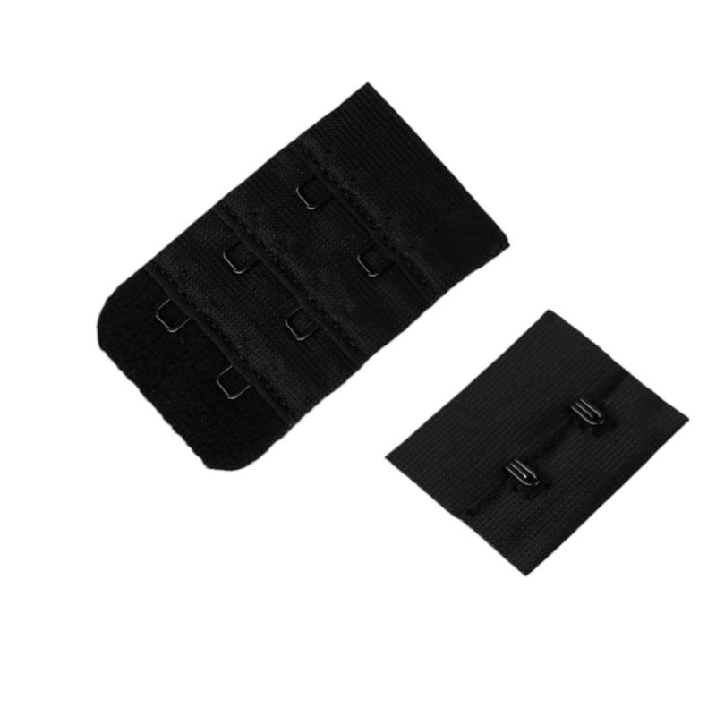 Casa si Gradina - Decoratiuni - DIY - Articole mercerie - Set 2 extensii fixe pentru sutien Crisalida, latime 32 mm, Negru - Infinity.ro