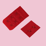 Casa si Gradina - Decoratiuni - DIY - Articole mercerie - Set 2 extensii fixe pentru sutien Crisalida, latime 32 mm, Rosu - Infinity.ro