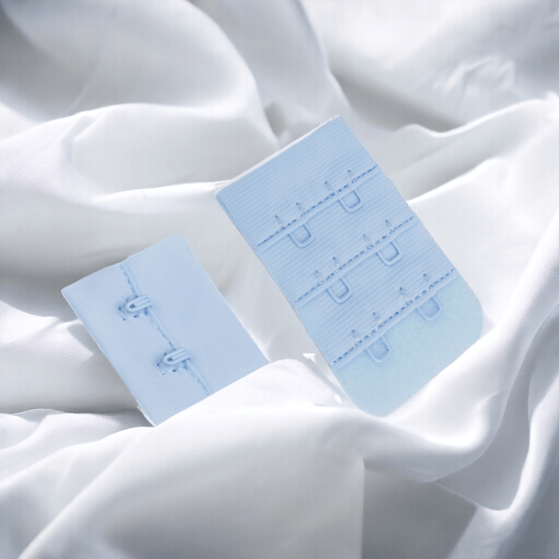 Casa si Gradina - Decoratiuni - DIY - Articole mercerie - Set 2 extensii fixe pentru sutien Crisalida, latime 32 mm, Albastru deschis - Infinity.ro