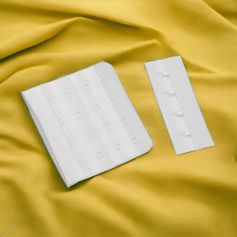 Casa si Gradina - Decoratiuni - DIY - Articole mercerie - Set 2 extensii fixe pentru sutien Crisalida, latime 70 mm, Alb - Infinity.ro